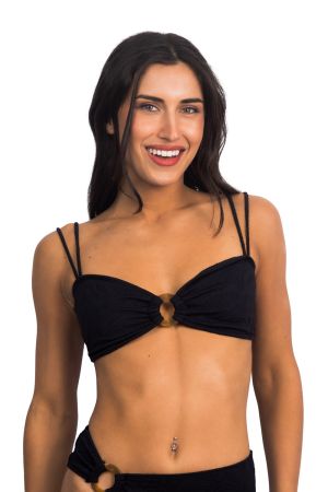 Strapless Mechi Selva Negra