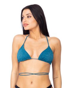 Triangulo Básico Glitter Oceano