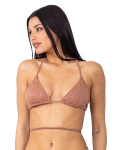 Triangulo Básico Glitter Bronze