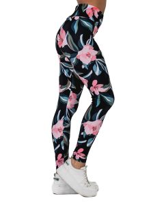 Calza Lycra Tulip Flowers