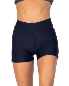 Short con cintura alta Negro