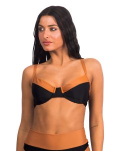 Corpiño Candela Black Cognac