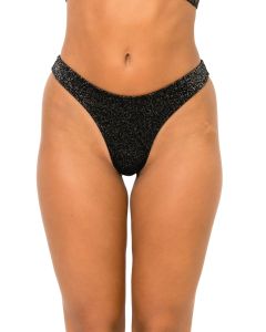 Colaless clásica Glitter Black