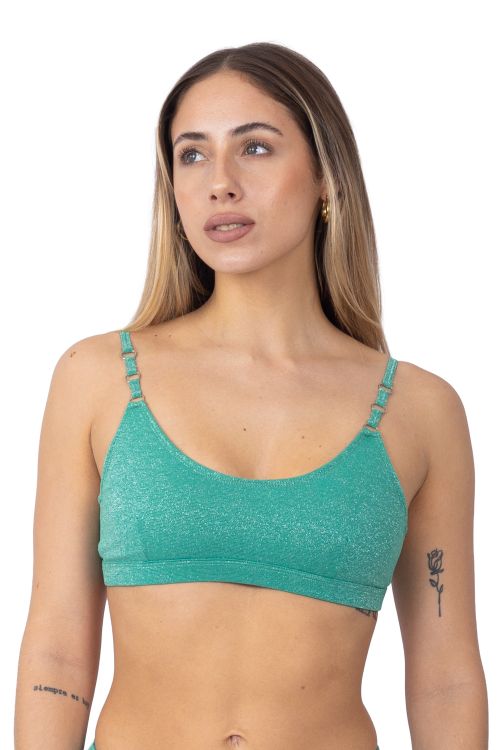 Corpiño Anime Glitter Green