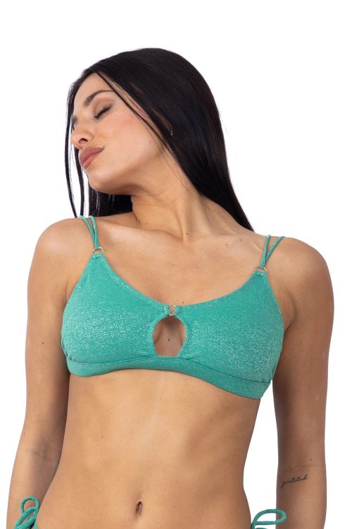 Corpiño Isla Glitter Green