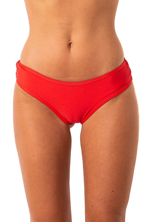 Culotteless con ribetes Rojo Pasion