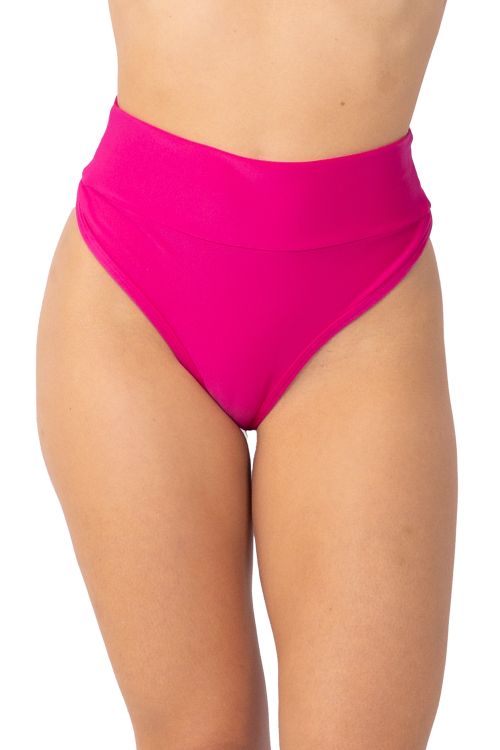 Bombacha Colaless Tiro Alto Encanto Pink Flower