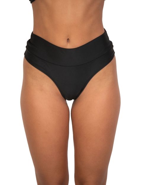 Colaless con cintura alta Negro