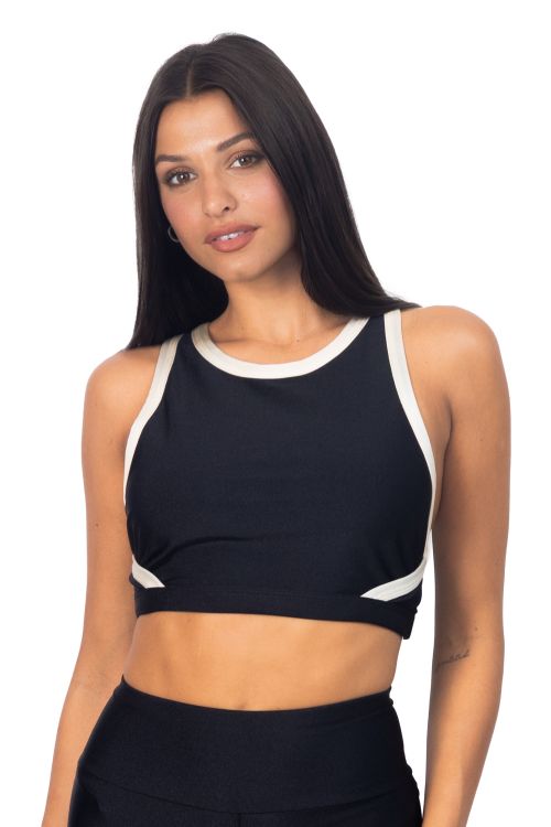 Top Charles Shine Black