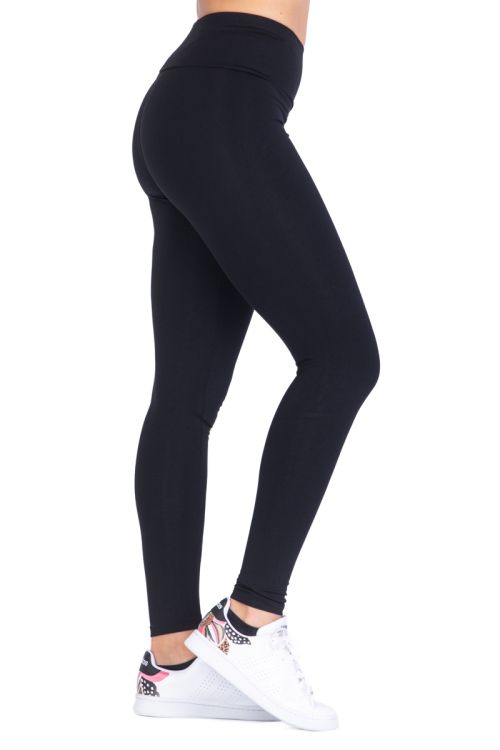 Calza Microfibra Texturizada Negro