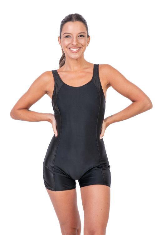 Malla Deportiva Resistente al Cloro Cleo Negro