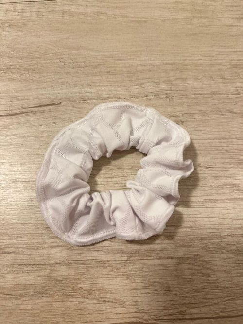 Scrunchie Mesh Blanco