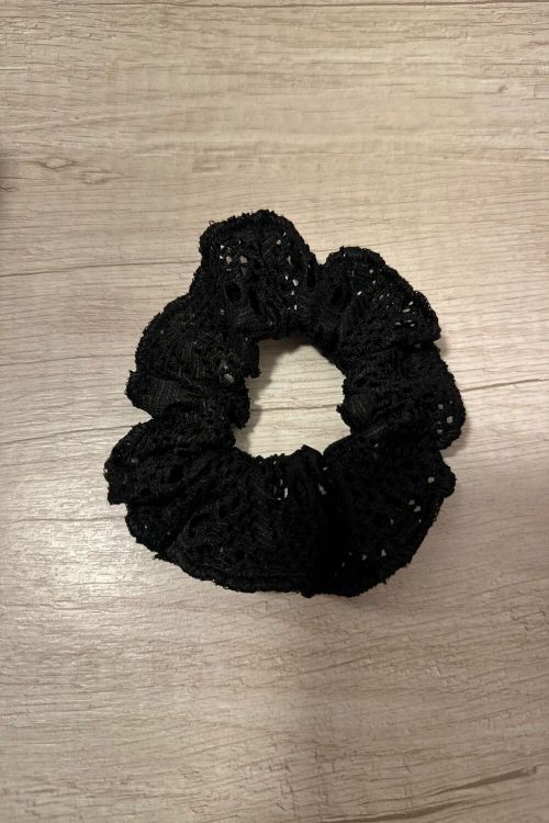 Scrunchie Boho Black