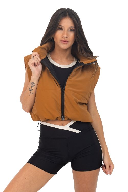 Chaleco Belinda Cognac