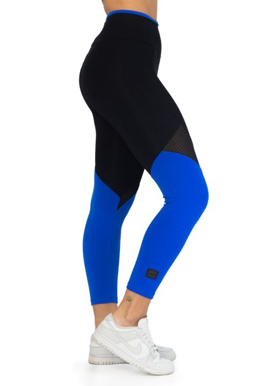 Calza Microfibra Oceano Electric Blue