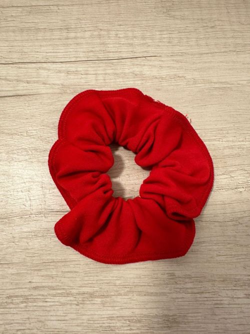 Scrunchie Rojo Intenso