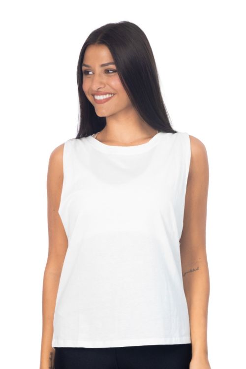 Musculosa Heart Off White