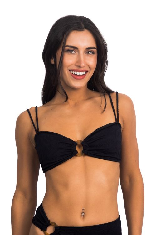 Strapless Mechi Selva Negra