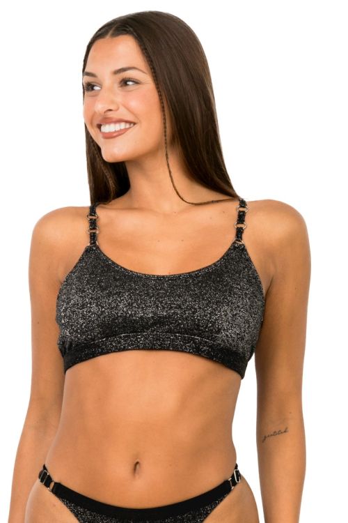 Corpiño Anime Glitter Black