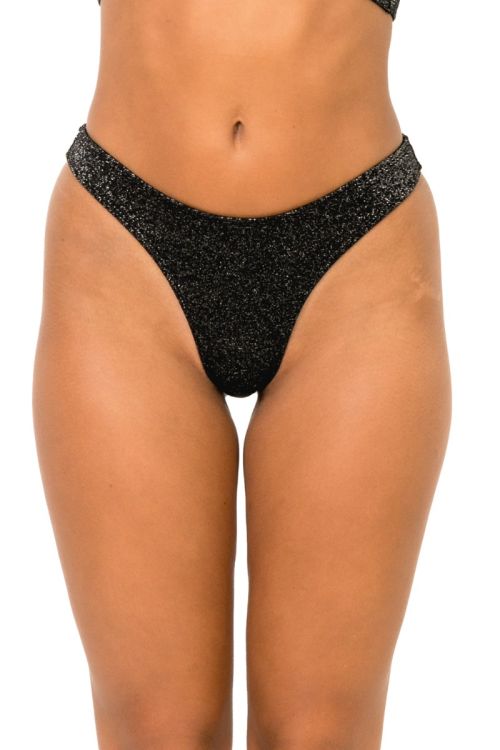 Colaless clásica Glitter Black