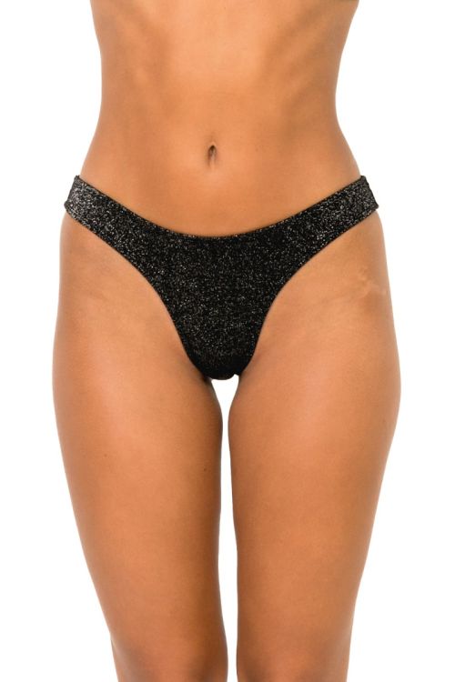 Vedetina Middle Glitter Black