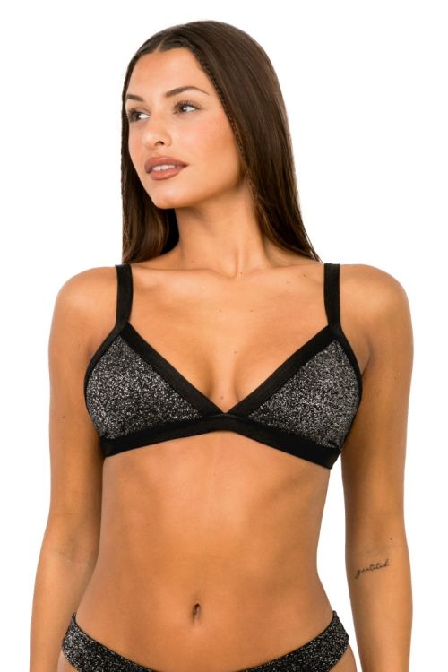 Triangulo Rufina Glitter Black