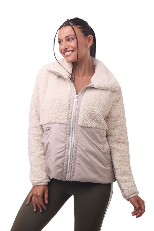 Campera Teddy Almond