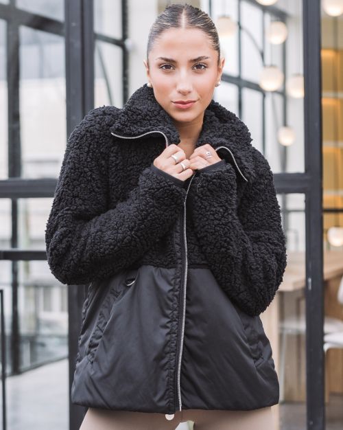 Campera Teddy Negro